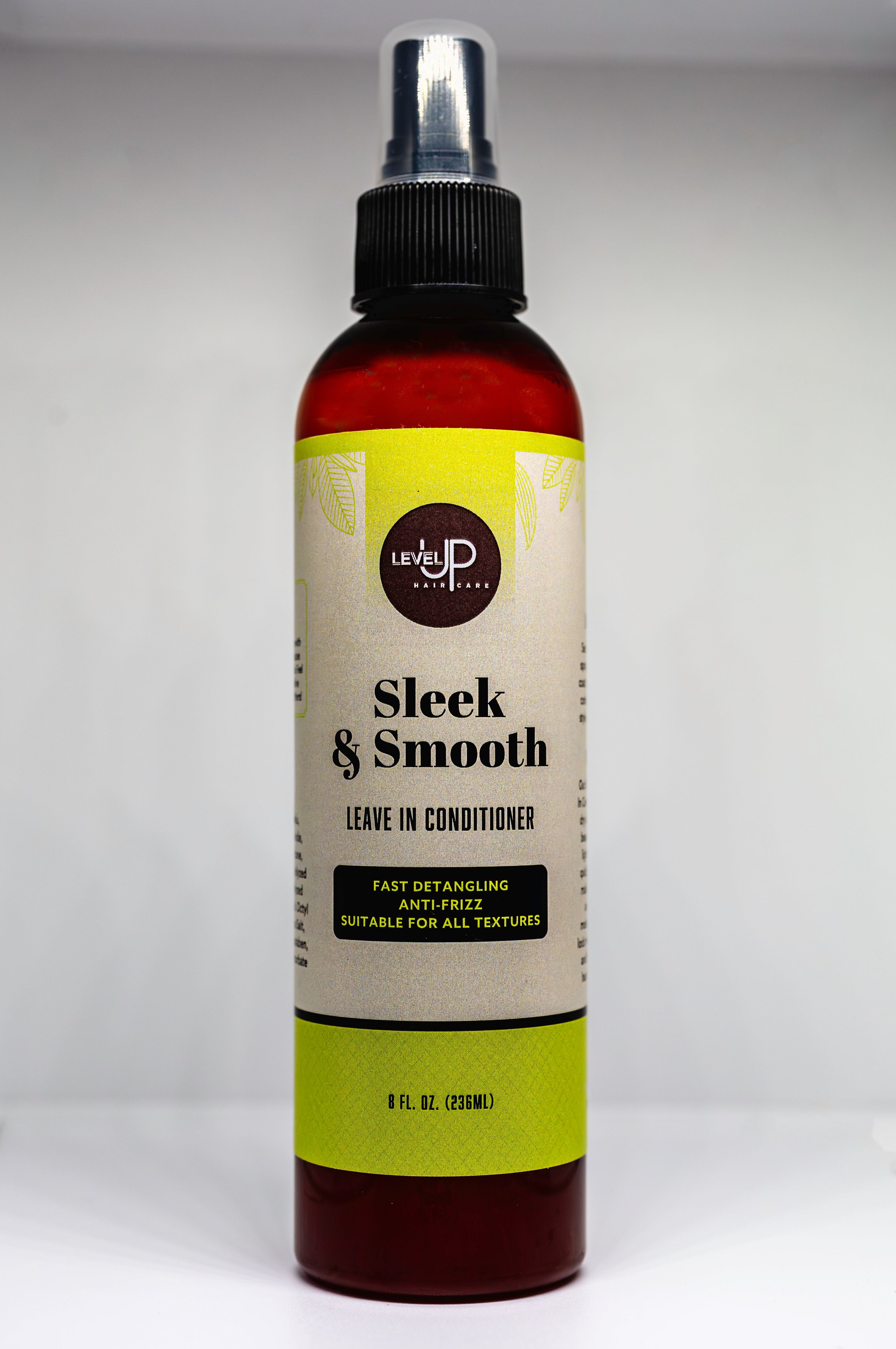 LEVEL UP SLEEK & SMOOTH LEAVE IN CONDITIONER 8 oz.